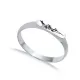 Plain Flower Drawing Women 925 Silver Ring Plain Flower Drawing Women 925 Silver Ring
