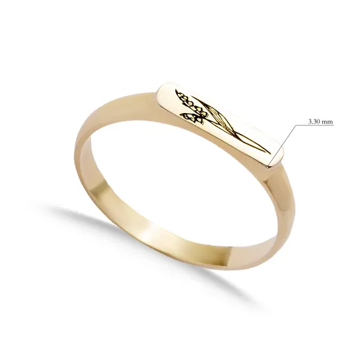 925 Sterling Silver Plain Flower Drawing Women Ring 925 Sterling Silver Plain Flower Drawing Women Ring