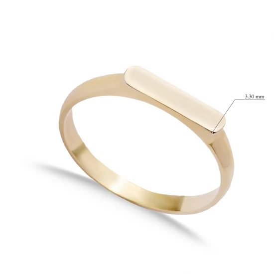 Smooth Angular Band 925 Sterling Silver Ring | 925 Sterling Silver Wholesale | Sade Silver Smooth Angular Band 925 Sterling Silver Ring - Sade 925 Silver Jewelry