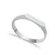 Smooth Angular Band 925 Sterling Silver Ring | 925 Sterling Silver Wholesale | Sade Silver Smooth Angular Band 925 Sterling Silver Ring - Sade 925 Silver Jewelry