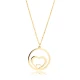 Intertwined Heart Plain Style Sterling Silver Necklace Intertwined Heart Plain Style Sterling Silver Necklace