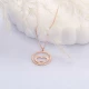Intertwined Heart Plain Style Sterling Silver Necklace Intertwined Heart Plain Style Sterling Silver Necklace