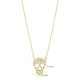 Skull CZ Necklace in 925 Sterling Silver Skull CZ Necklace in 925 Sterling Silver