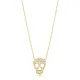 Skull CZ Necklace in 925 Sterling Silver Skull CZ Necklace in 925 Sterling Silver