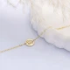 Turtle Round Plain 925 Sterling Silver Bracelet