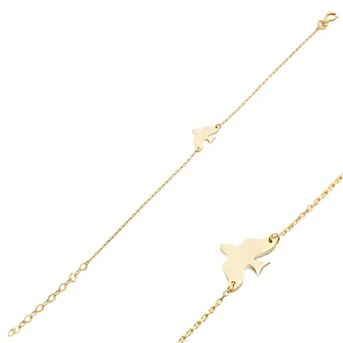 Turkish Plain Bird 925 Sterling Silver Bracelet