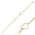 Hollow Heart 925 Sterling Silver Bracelet