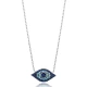 Turquoise Blue Evil Eye 925 Sterling Silver Necklace Turquoise Blue Evil Eye 925 Sterling Silver Necklace