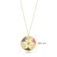 Star Flower CZ 925 Sterling Silver Necklace | 925 Sterling Silver Wholesale | Sade Silver Star Flower CZ 925 Sterling Silver Necklace - Sade 925 Silver Jewelry