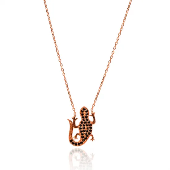 Made in Turkey Lizard 925 Sterling Silver Necklace