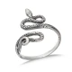Snake Vintage Oxidized Adjustable Sterling Silver Ring Snake Vintage Oxidized Adjustable Sterling Silver Ring