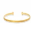 Textured Open Adjustable 925 Sterling Silver Bangle
