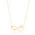 Infinity Design Plain 925 Sterling Silver Necklace Jewelry