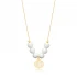 Shell With Pearls 925 Sterling Silver Necklace