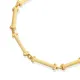 Beaded Bar Link Chain 925 Sterling Silver Bracelet