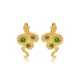 Emerald CZ Snake 925 Sterling Silver Earrings Emerald CZ Snake 925 Sterling Silver Earrings