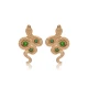 Emerald CZ Snake 925 Sterling Silver Earrings Emerald CZ Snake 925 Sterling Silver Earrings