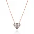 Turkish Diamond Shape 925 Sterling Silver Necklace
