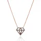 Turkish Diamond Shape 925 Sterling Silver Necklace