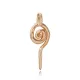 Spiral Symbol Necklace Silver Charm Spiral Symbol Necklace Silver Charm