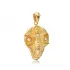 Triple Moon Goddess CZ 925 Sterling Silver Necklace