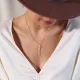Pearl Design Elegant Turkish Silver Y Necklace Pendant Pearl Design Elegant Turkish Silver Y Necklace Pendant