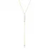 Dainty Pearl Y 925 Sterling Silver Necklace
