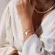 Mother Of Pearl Butterfly 925 Sterling Silver Bracelet Mother Of Pearl Butterfly 925 Sterling Silver Bracelet