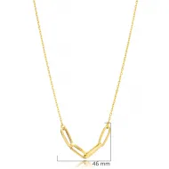 Elegant Chain Design Turkish Sterling Silver Charm Necklace