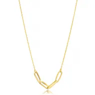 Elegant Chain Design Turkish Sterling Silver Charm Necklace