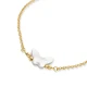 Mother Of Pearl Butterfly 925 Sterling Silver Anklet Mother Of Pearl Butterfly 925 Sterling Silver Anklet
