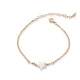 Star Mother Of Pearl 925 Sterling Silver Anklet - Sade 925 Silver Jewelry