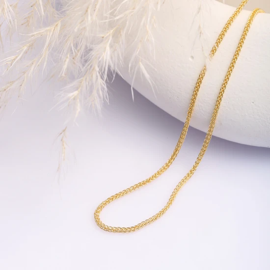 Fox Tail Thin Chain 925 Sterling Silver Pendant | 925 Sterling Silver Wholesale | Sade Silver Fox Tail Thin Chain 925 Sterling Silver Pendant - Sade 925 Silver Jewelry