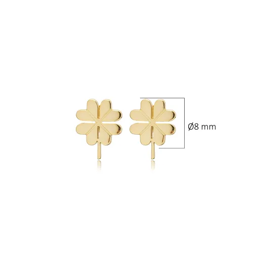 Clover Origami 925 Sterling Silver Earrings Clover Origami 925 Sterling Silver Earrings