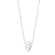 Turtle Plain Origami 925 Sterling Silver Necklace | 925 Sterling Silver Wholesale | Sade Silver Turtle Plain Origami 925 Sterling Silver Necklace - Sade 925 Silver Jewelry