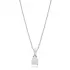 Pear White Opal 925 Sterling Silver Necklace