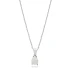 Pear White Opal 925 Sterling Silver Necklace