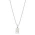 White Opal Oval 925 Sterling Silver Necklace