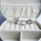 Solitaire Round White Opal Turkish 925 Silver Dangle Earrings Solitaire Round White Opal Turkish 925 Silver Dangle Earrings
