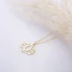 Dainty Lotus Flower Plain Neckace 925 Silver Pendant Dainty Lotus Flower Plain Neckace 925 Silver Pendant