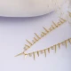 Spike Shape CZ Shaker 925 Sterling Silver Necklace | 925 Sterling Silver Wholesale | Sade Silver Spike Shape CZ Shaker 925 Sterling Silver Necklace - Sade 925 Silver Jewelry