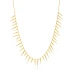 Spike Shape Shaker 925 Sterling Silver Necklace