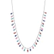 Pear Mix Evil Eye Ball Chain Shake 925 Silver Necklace Pear Mix Evil Eye Ball Chain Shake 925 Silver Necklace