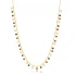 Round Mix CZ Ball Chain Shaker Sterling Silver Necklace