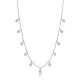 Pear Clear Zircon Stone Wholesale 925 Silver Shaker Necklace Pear Clear Zircon Stone Wholesale 925 Silver Shaker Necklace