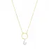 Freshwater Pearl Hollow 925 Sterling Silver Necklace