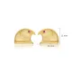 Falcon Bird Symbol Ruby 925 Stud Earrings Falcon Bird Symbol Ruby 925 Stud Earrings