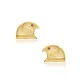 Falcon Bird Symbol Ruby 925 Stud Earrings Falcon Bird Symbol Ruby 925 Stud Earrings