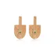 Emerald CZ Earrings in 925 Sterling Silver