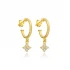 Flower Dainty 925 Sterling Silver Earrings